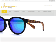 Tablet Screenshot of goldencoconutcreations.com